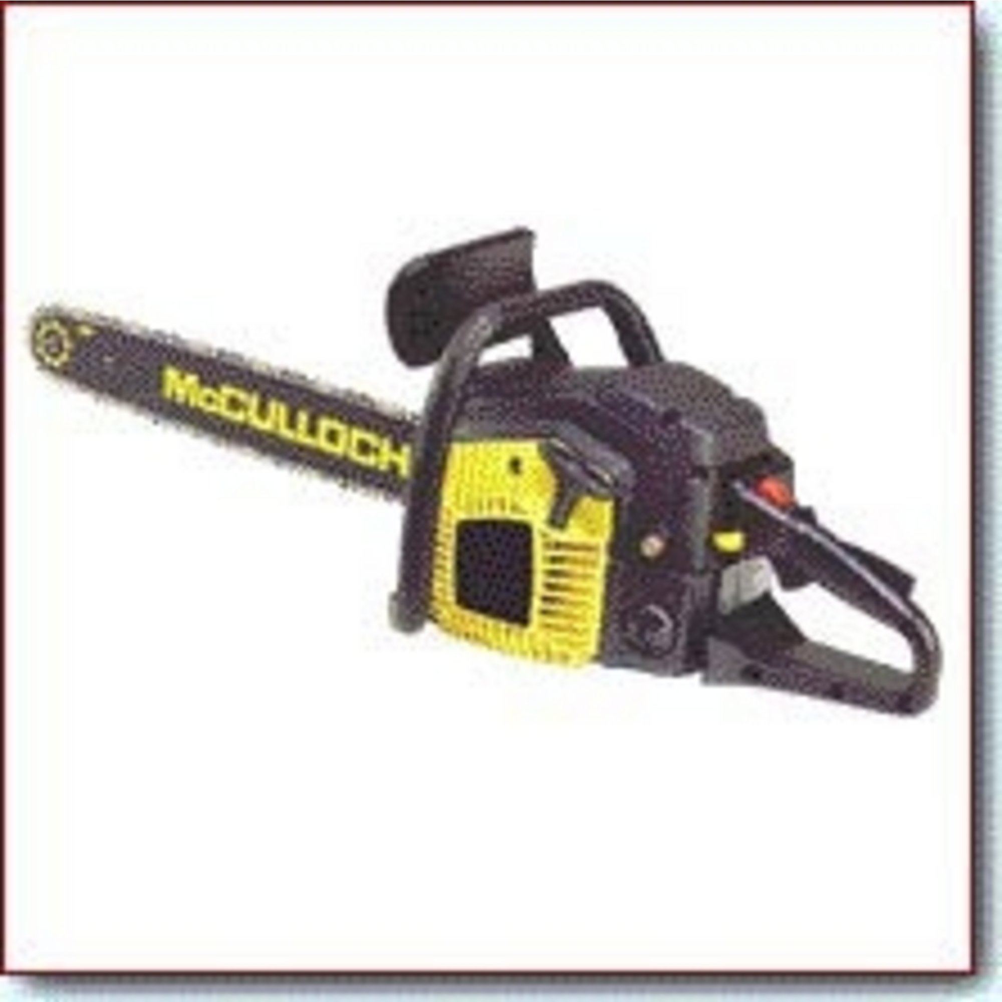 Power Mac 20in. Chainsaw by McCULLOCH has 3.4 Cubic Inch Engine